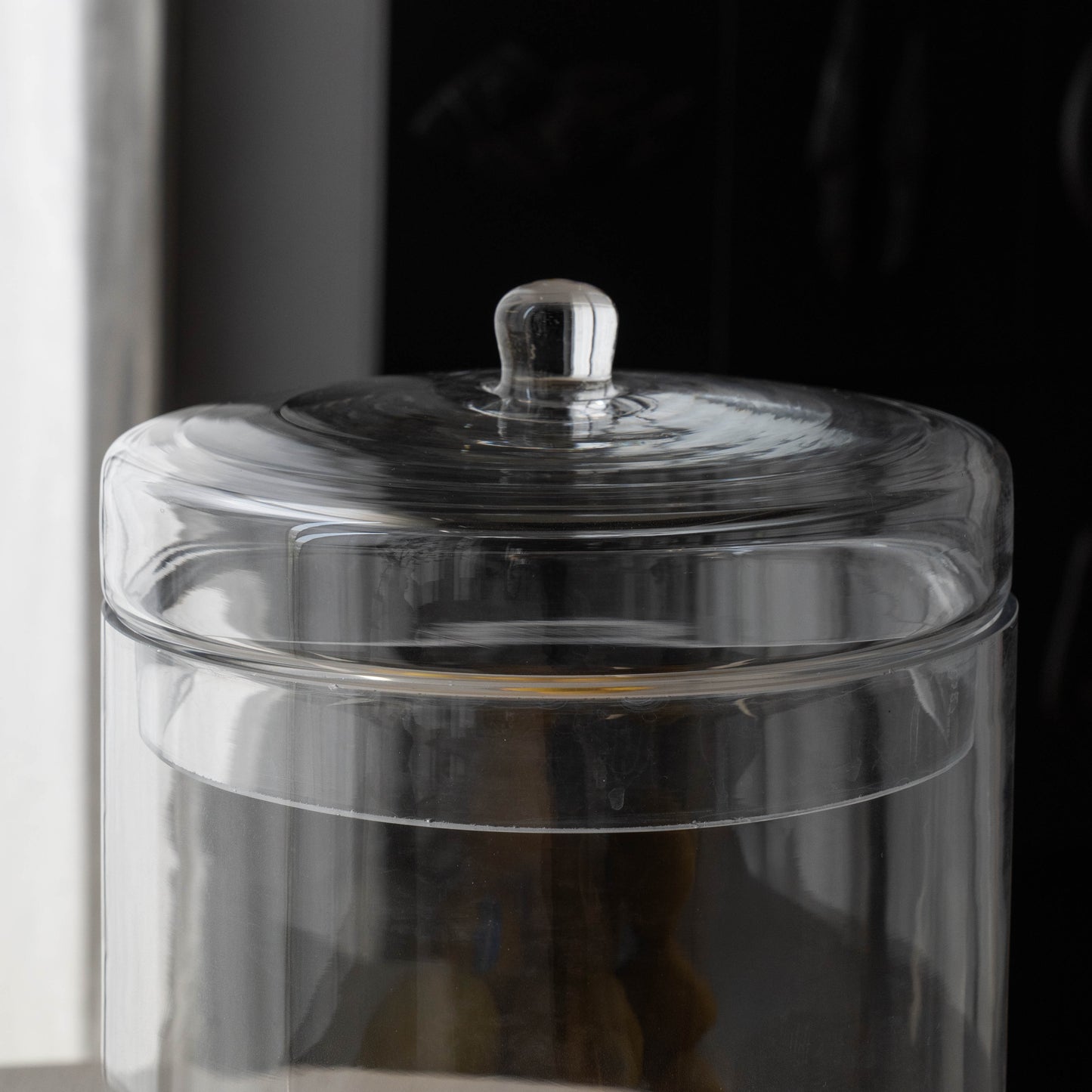 Charmed Decorative Glass Container Jar With Lid