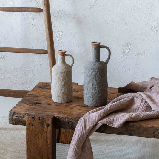 Hearth Decorative Terracotta Vase With Handle | Flower Pot