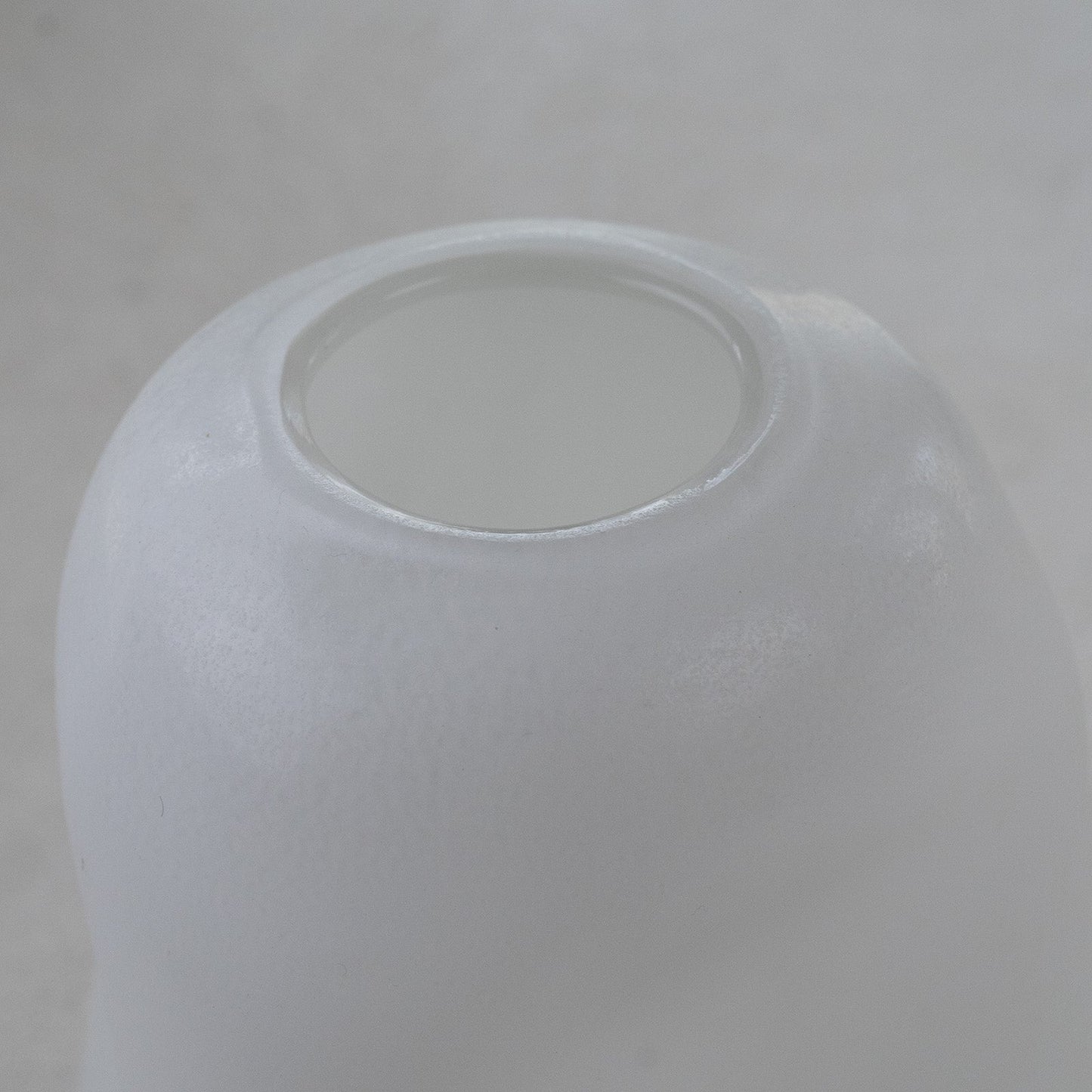 Vanilla White Decorative Glass Vase With Lid