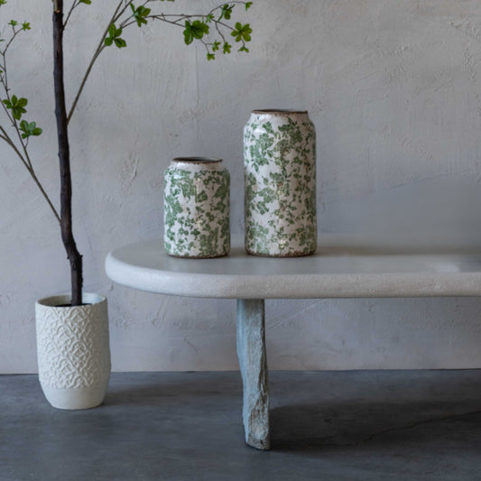 Nostalgia Green Decorative Vintage Classic Vase | Flower Pot