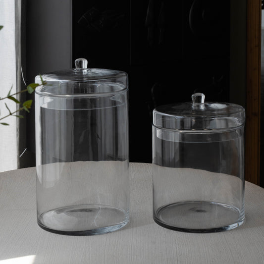 Charmed Decorative Glass Container Jar With Lid