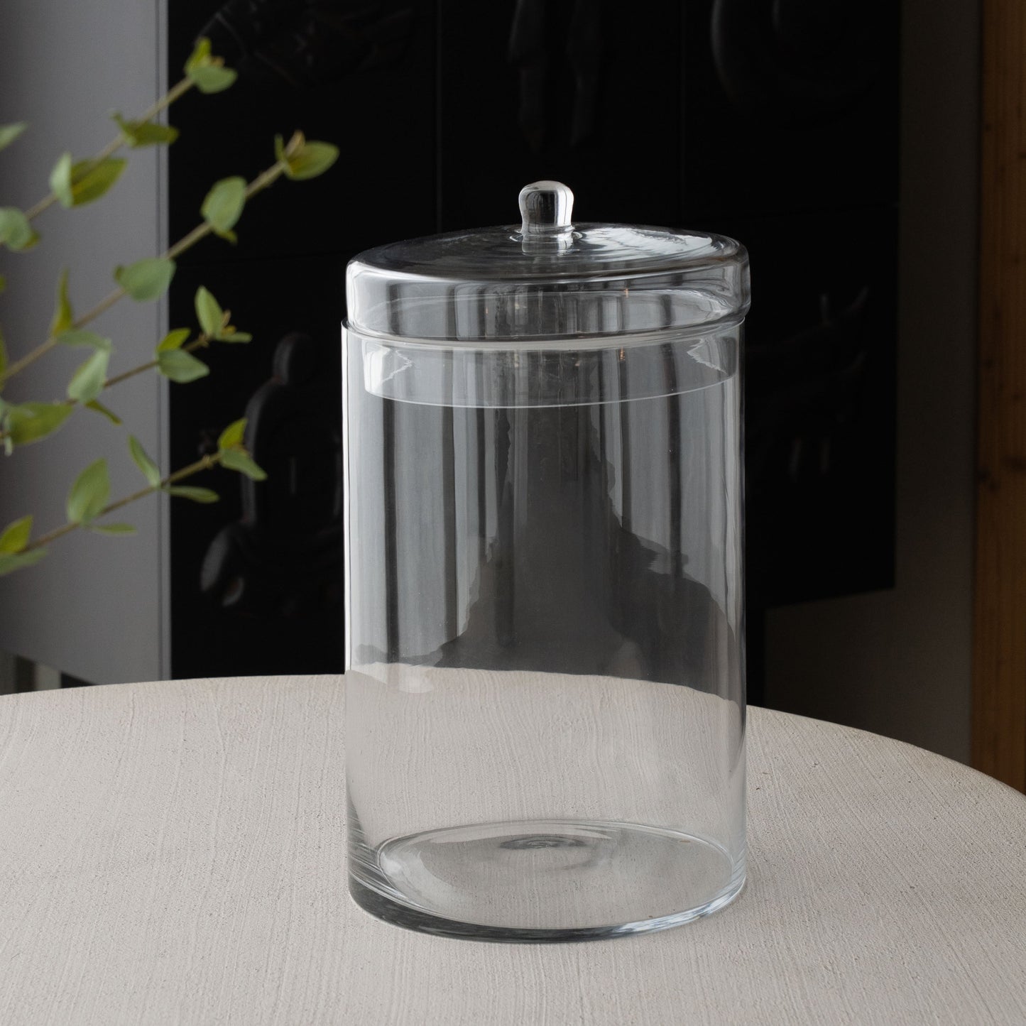 Charmed Decorative Glass Container Jar With Lid