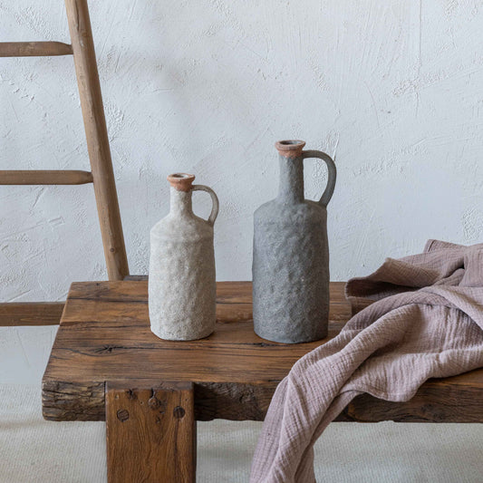 Hearth Decorative Terracotta Vase With Handle | Flower Pot