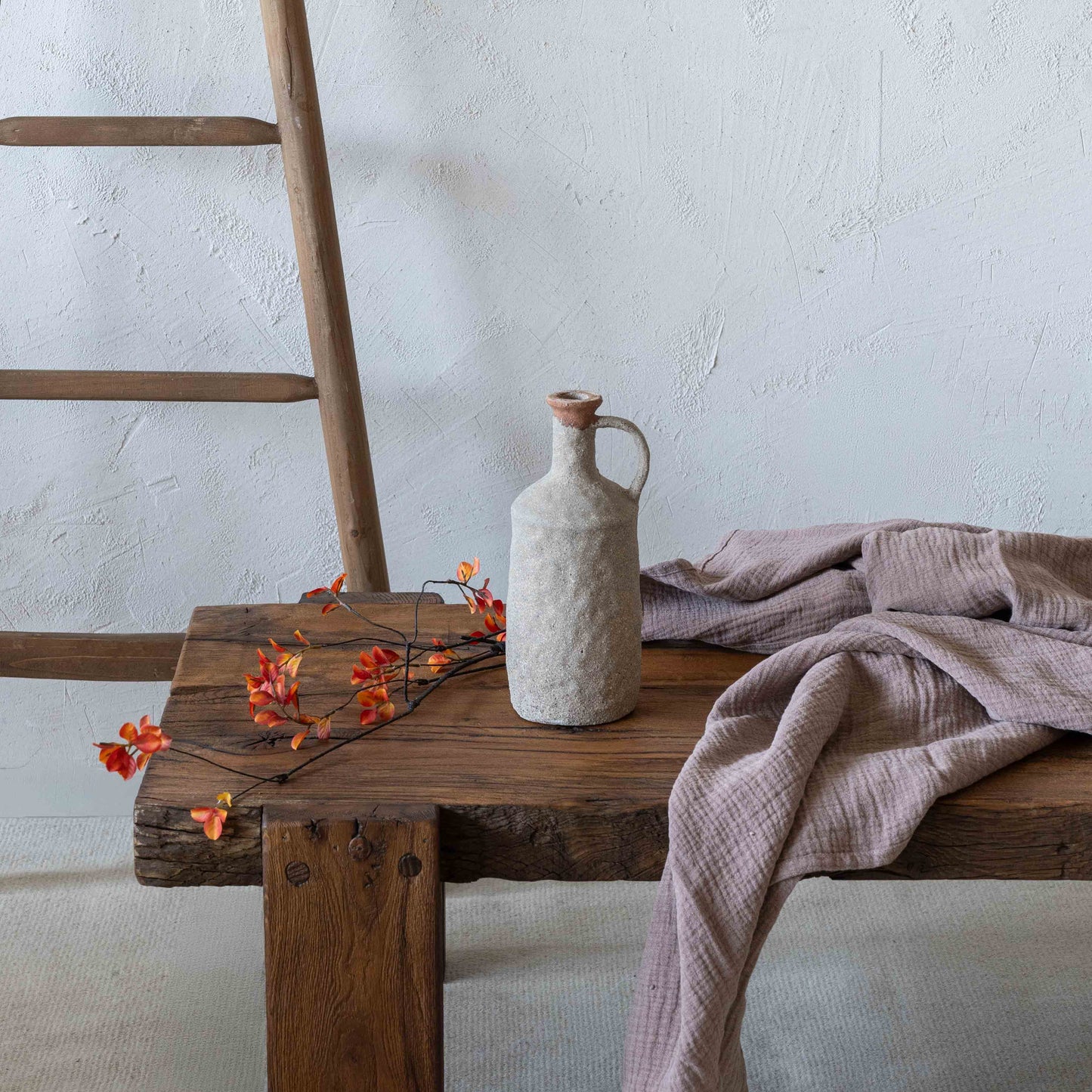 Hearth Decorative Terracotta Vase With Handle | Flower Pot