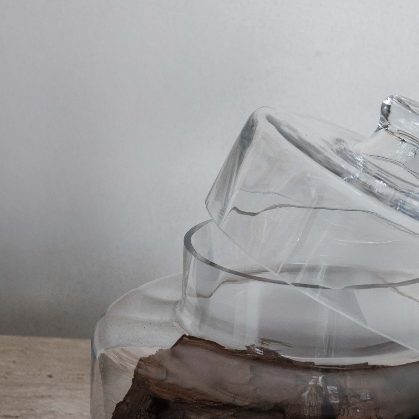 Savannah Decorative Glass Container / Jar With Lid Cover