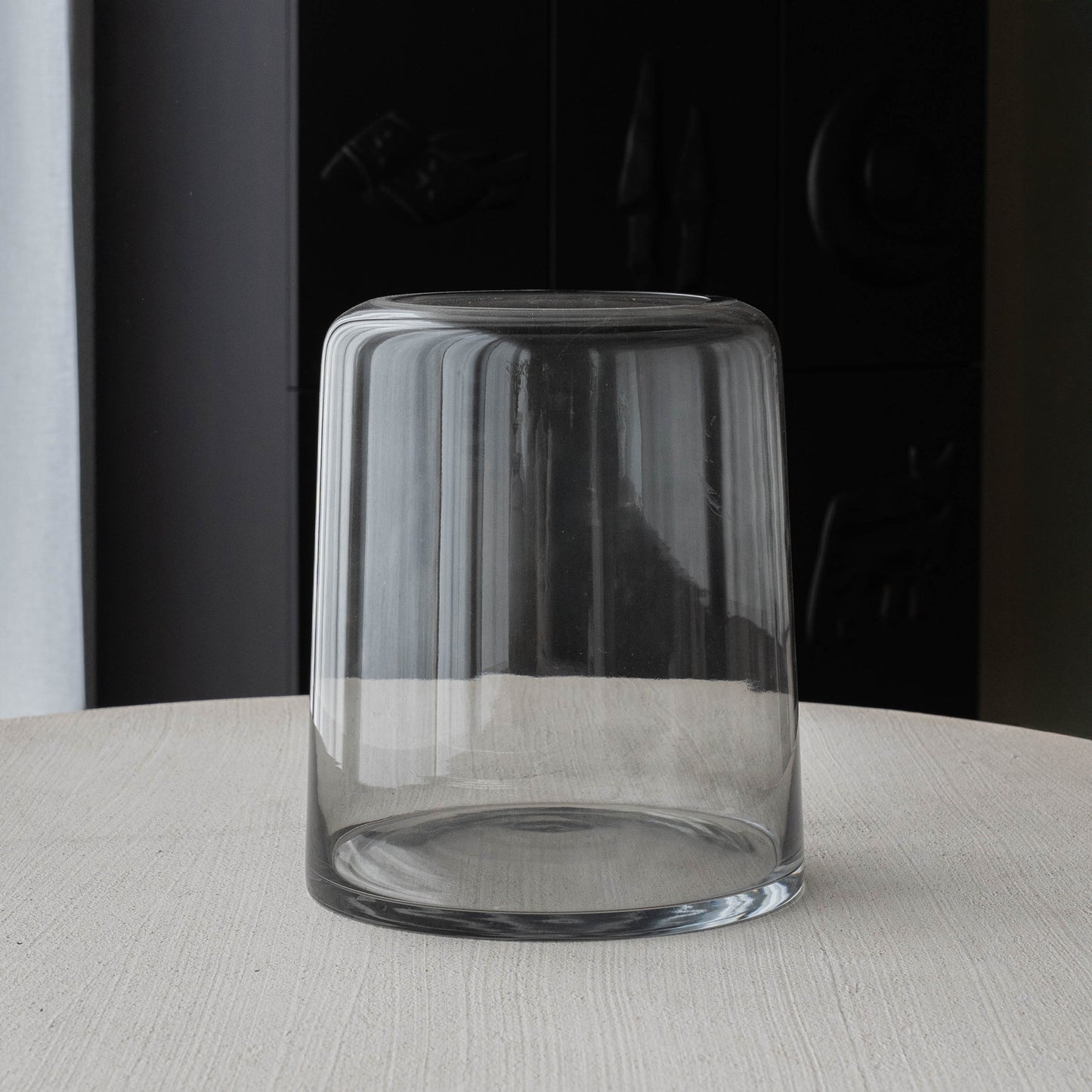Odessa Decorative Glass Vase | Flower Pot (CLEAR)
