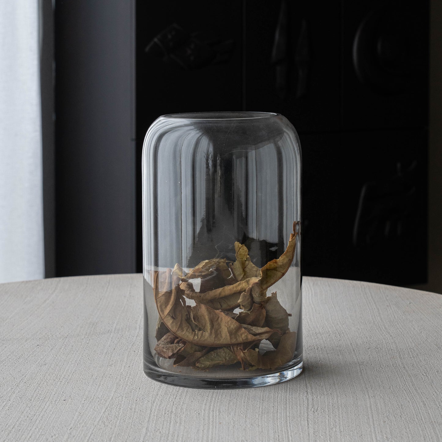 Odessa Decorative Glass Vase | Flower Pot (CLEAR)