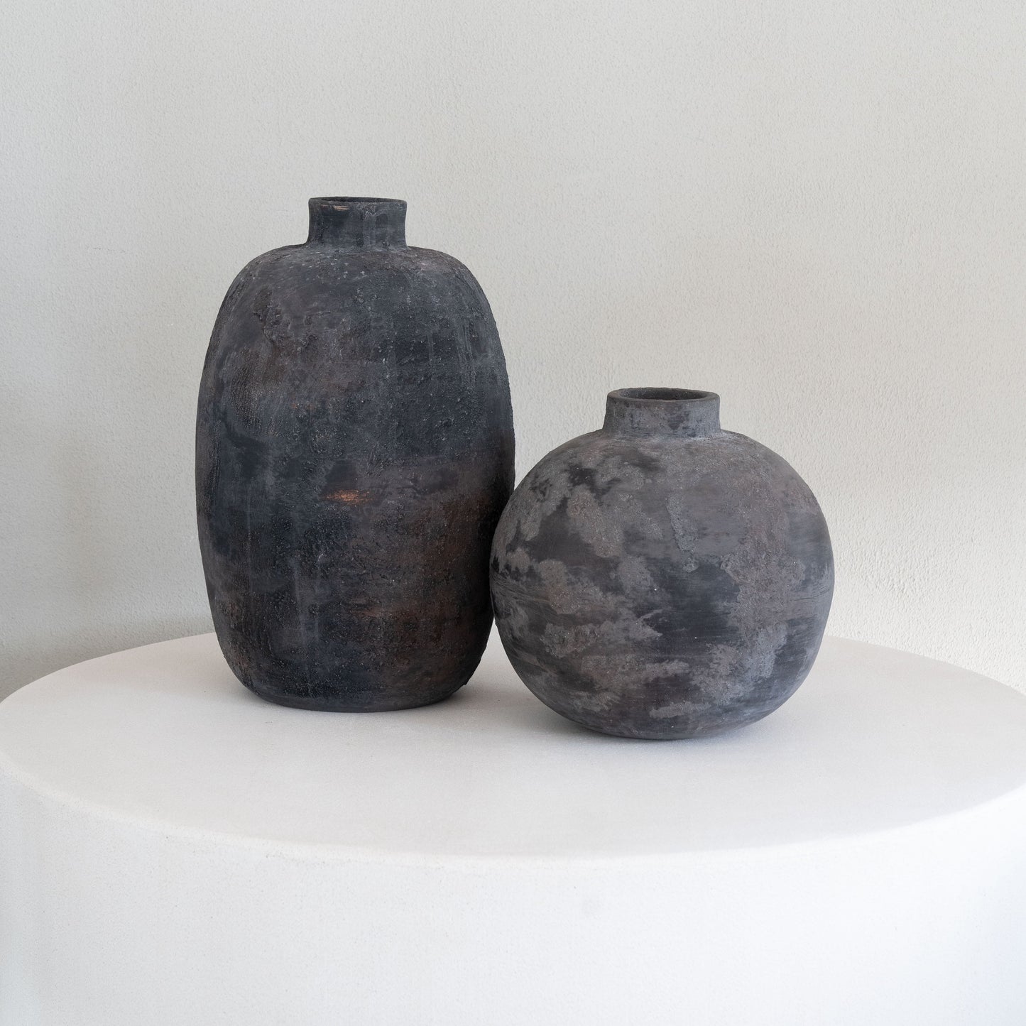 19th Century Olive Jar | Antique Decorative Vessel