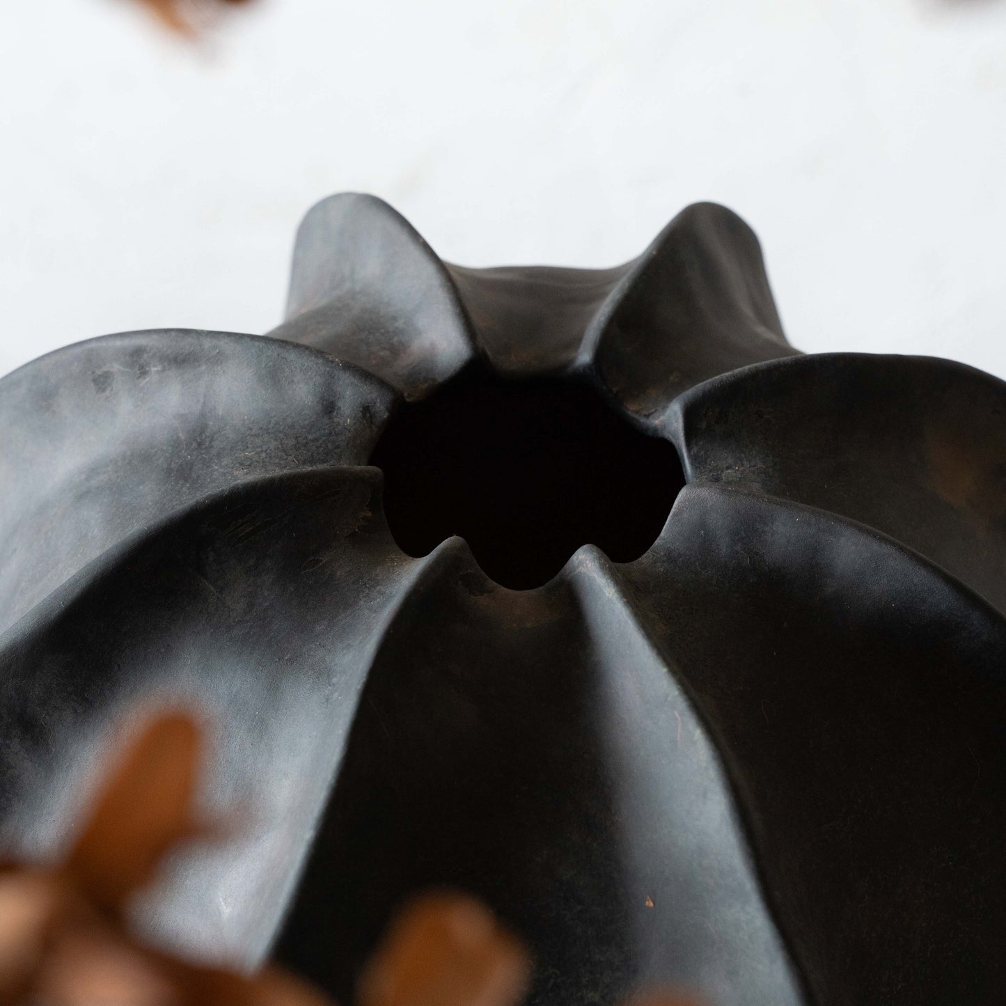 Verdant Decorative Black Vase | Flower Pot