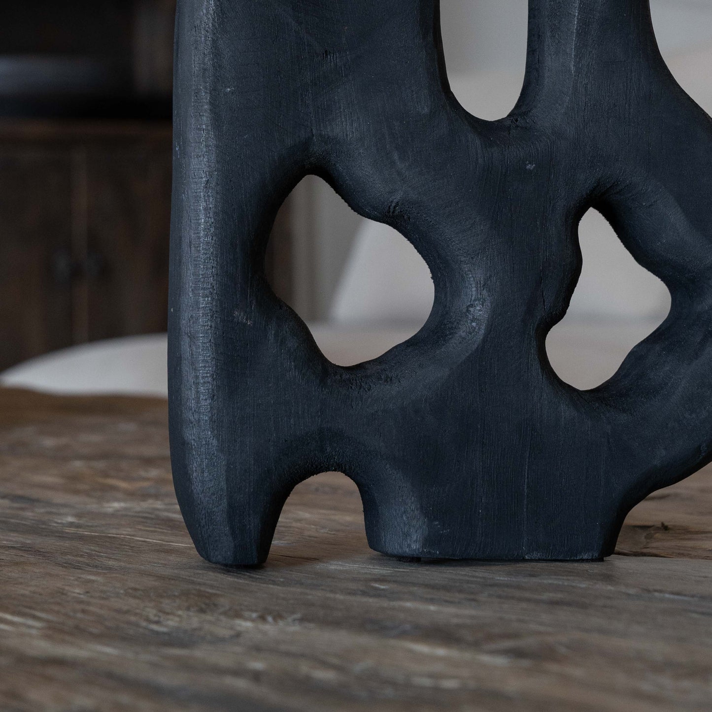 Barewood Decorative Nordic Wood Black Home Decor